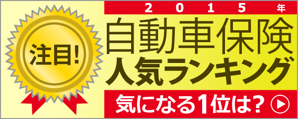 2015年自動車保険ランキング
